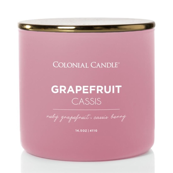 Colonial Candle Other - 3 New Colonial Candles Grapefruit Cassis 14.5 oz. Colonial Candle Other - 3 New Colonial Candles Grapefruit Cassis 14.5 oz.